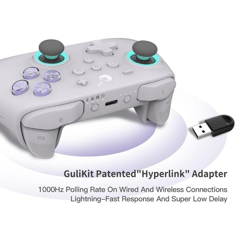 Gulikit وحدة التحكم KK3 MAX، وحدة تحكم Kingkong 3 Pro Switch (بدون انحراف) - Image 2